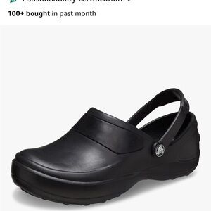Black Crocs Work-Mercy